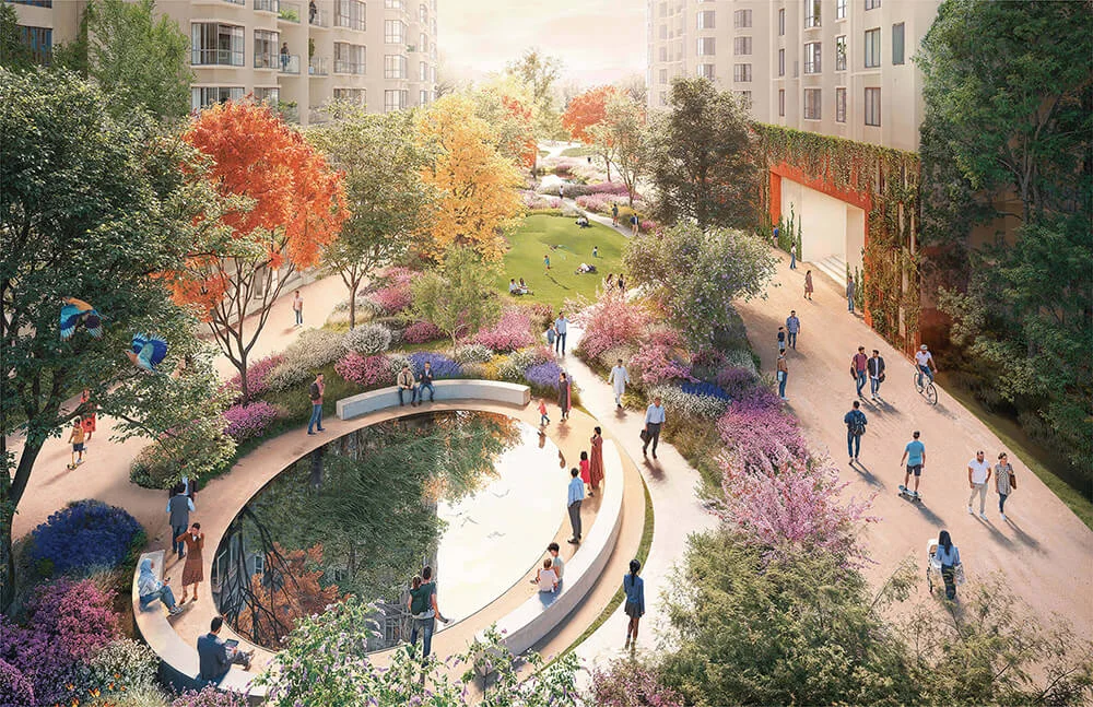 Bhartiya Garden estate